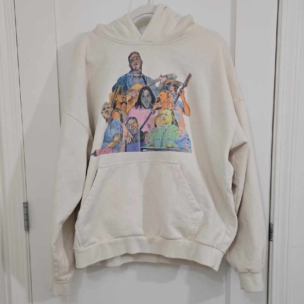 Zach Bryan Quittin Time Tour Hoodie / Hoody! GUC! Size Large
